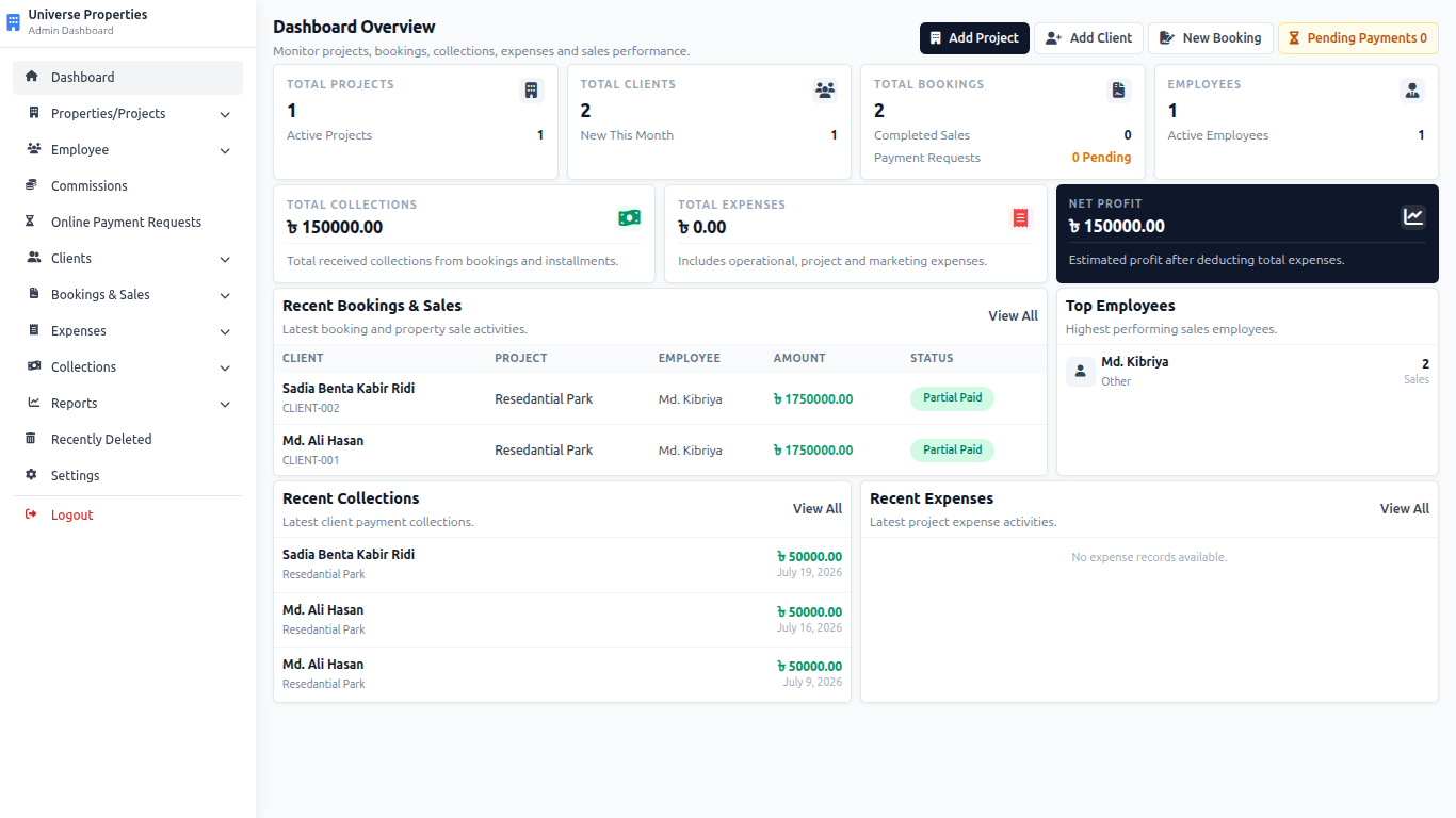 Corporate & ERP Platform